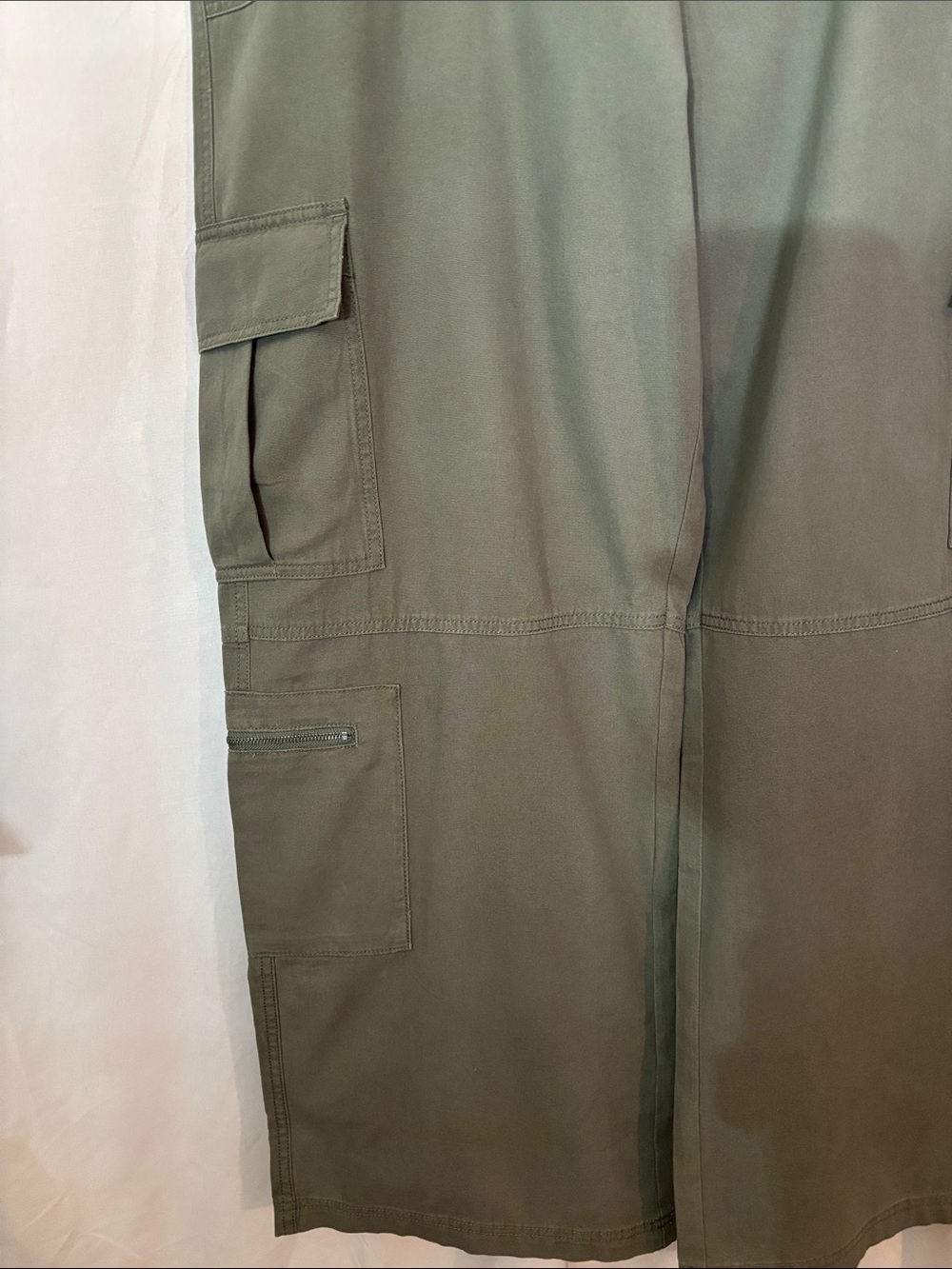 Aeropostale Olive Green Wide Leg Utility Cargo Pants XXL - Picture 6 of 14